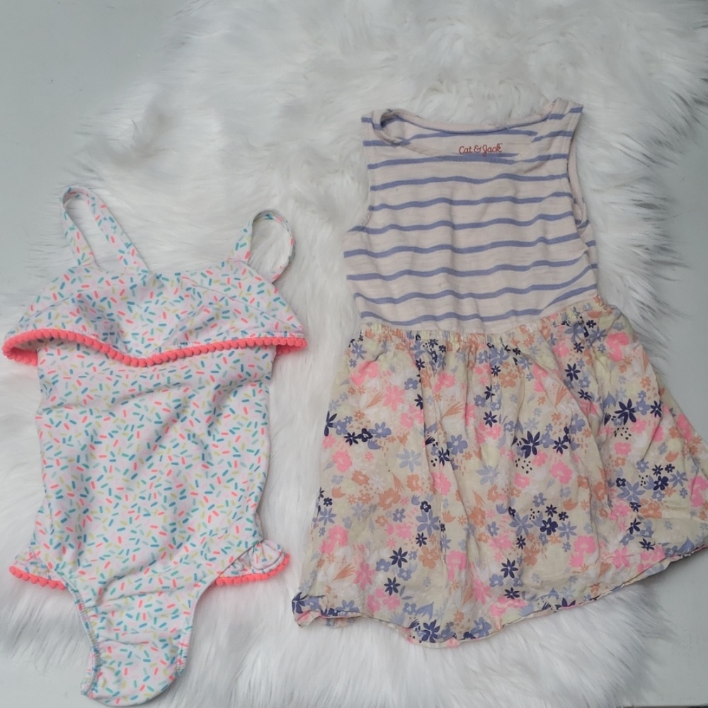 Dress and bathing suit